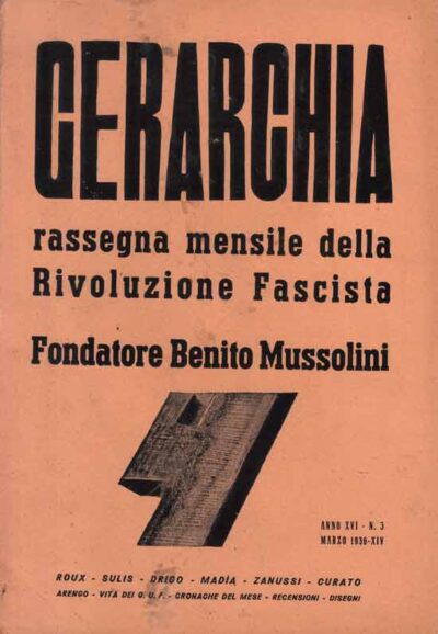 Fascismo. Gerarchia; rassegna mensile della rivoluzione fascista - immagine 8