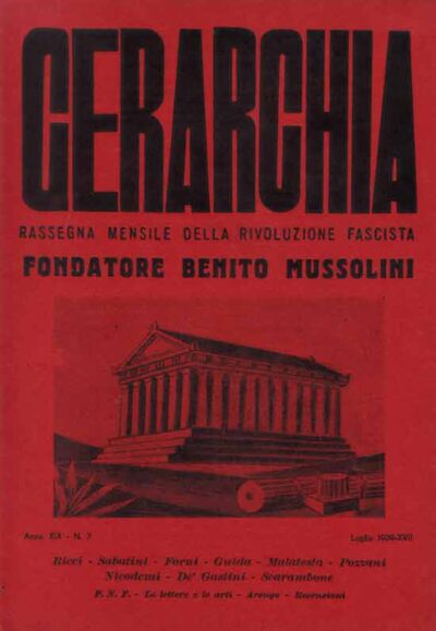 Fascismo. Gerarchia; rassegna mensile della rivoluzione fascista - immagine 9