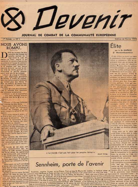 Nazionalsocialismo. Devenir. Journal de Combat de la Communautè Europeenne